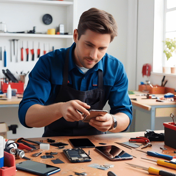 reparando movil