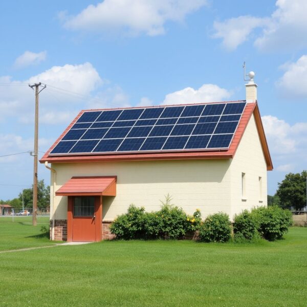 casa placas solares